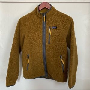 Patagonia  Kids XL 14 Fleece Retro Pile Zip Cardigan
